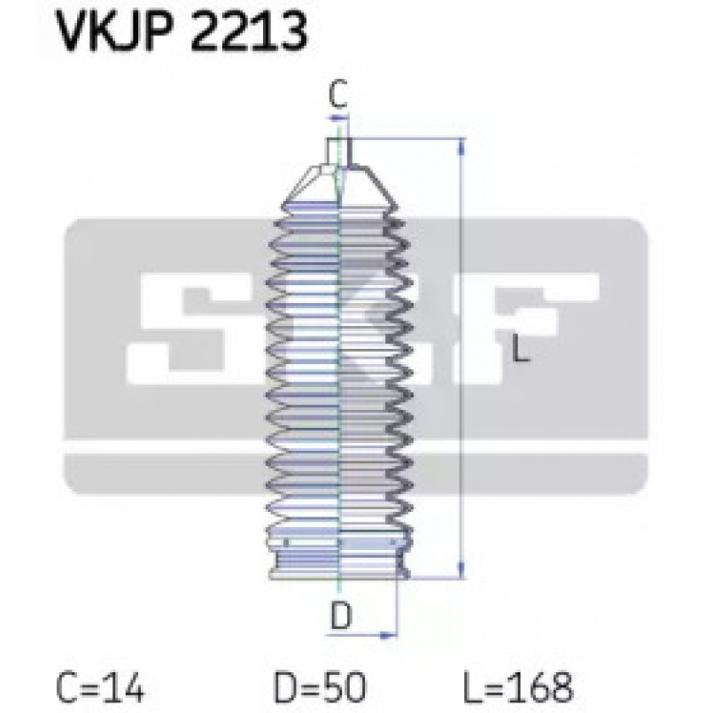 VKJP 2213 SKF - Пильовик привідного валу